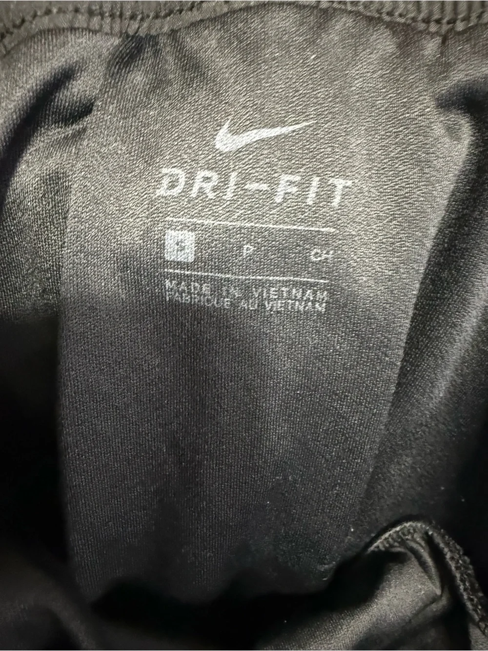 Nike Dri-FIT Black Running Shorts White Trim